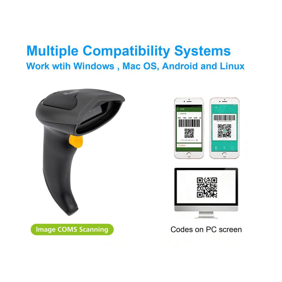 Leitor Codigos Barras Equip 351021 2D Stand