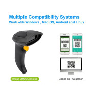 Leitor Codigos Barras Equip 351021 2D Stand