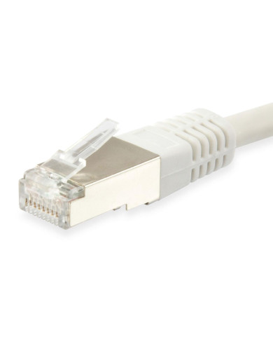 Cabo Rede Equip S/FTP Cat6A Pro c/ Cat7 Raw Cable 0.5m White