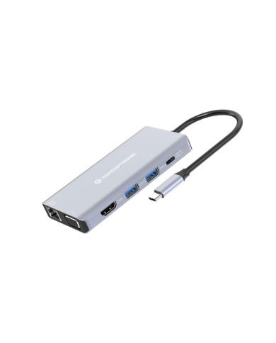 Dock Conceptronic 10-1 HDMI 3xUSB3 USB-C LAN 100W