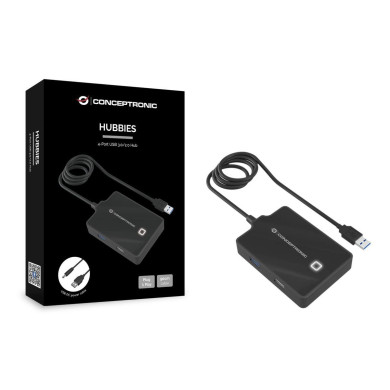 Hub USB 3.0 Conceptronic 4p 1xUSB3 3xUSB2 Powered
