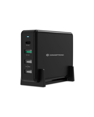 Charging Dock Conceptronic 4-port USB-C 3xUSB3 65W