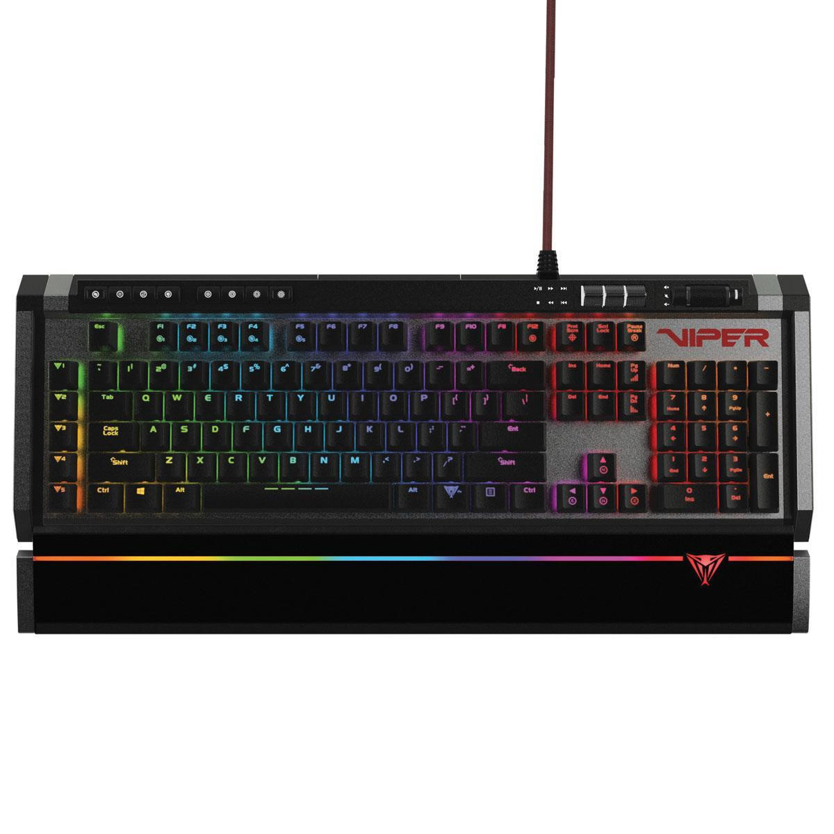 Teclado Viper V770 Mecânico Kailh Red switch RGB