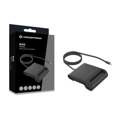 Leitor de Cartões Cidadão Conceptronic SCR01BC Usb 2.0 Type C