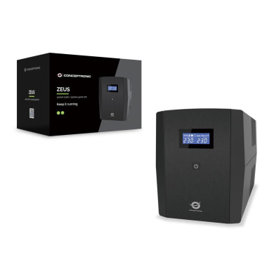 UPS Conceptronic Zeus 1200VA 720W IEC + Schuko