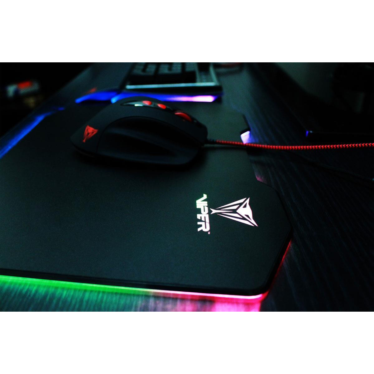 Mouse Pad Viper Gaming Led 6x Led Micro-Usb