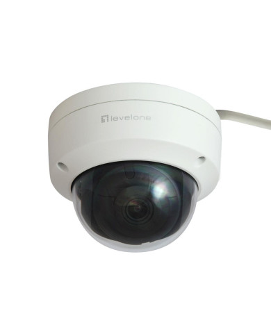Câmara IP LevelOne FCS-3096 Gemini 8MP Interior/Exterior IR 9W PoE