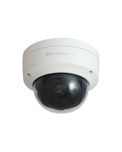 Câmara IP LevelOne FCS-3096 Gemini 8MP Interior/Exterior IR 9W PoE