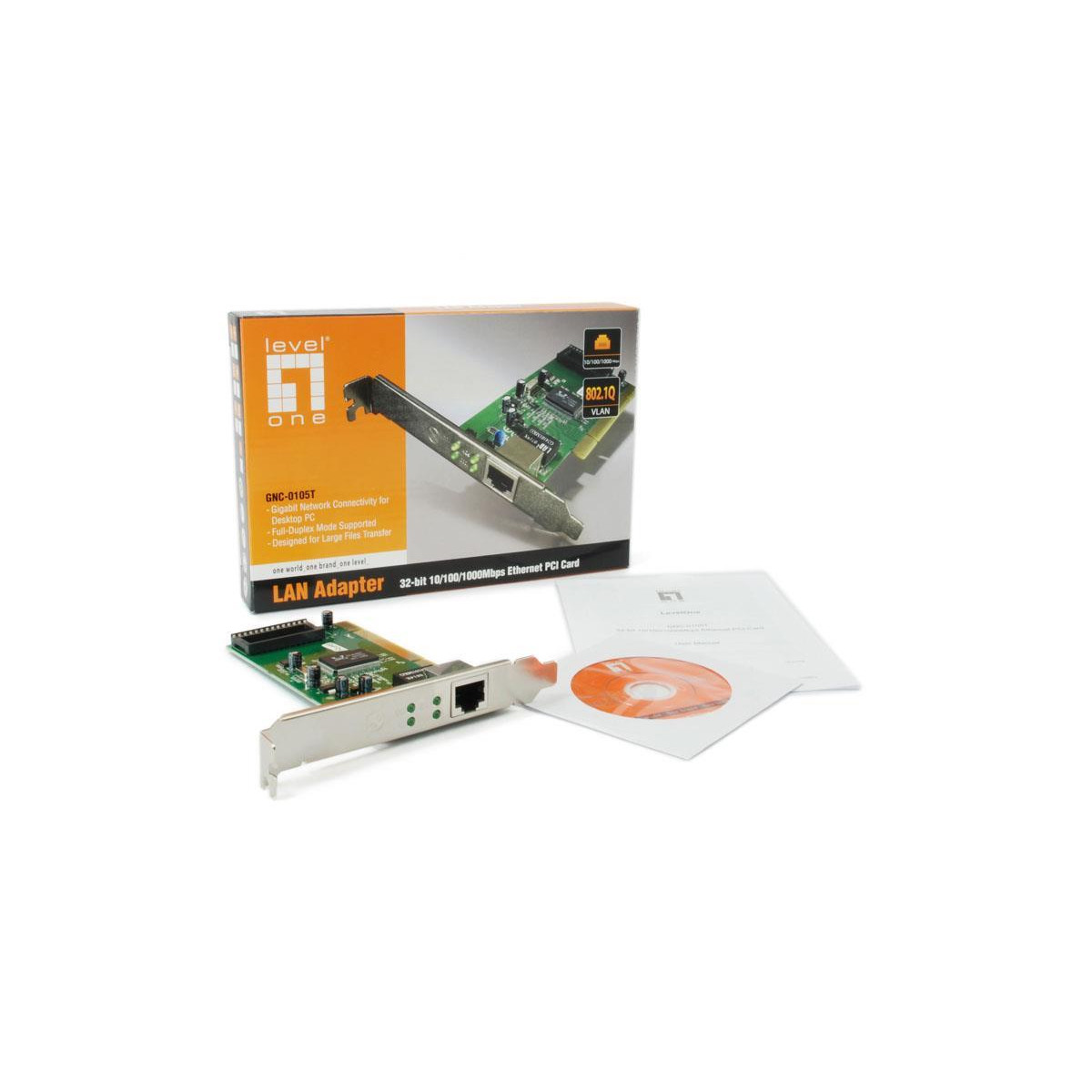 Pl. Rede LevelOne PCI Gigabit GNC-0105T