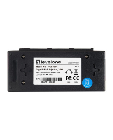 PoE Injector LevelOne POI-3014 Gigabit 30W