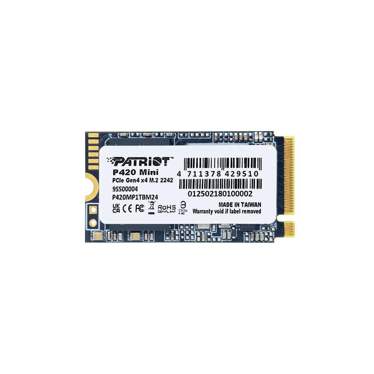 Disco SSD Patriot P420 1TB M.2 2242 PCIE Gen4 x4