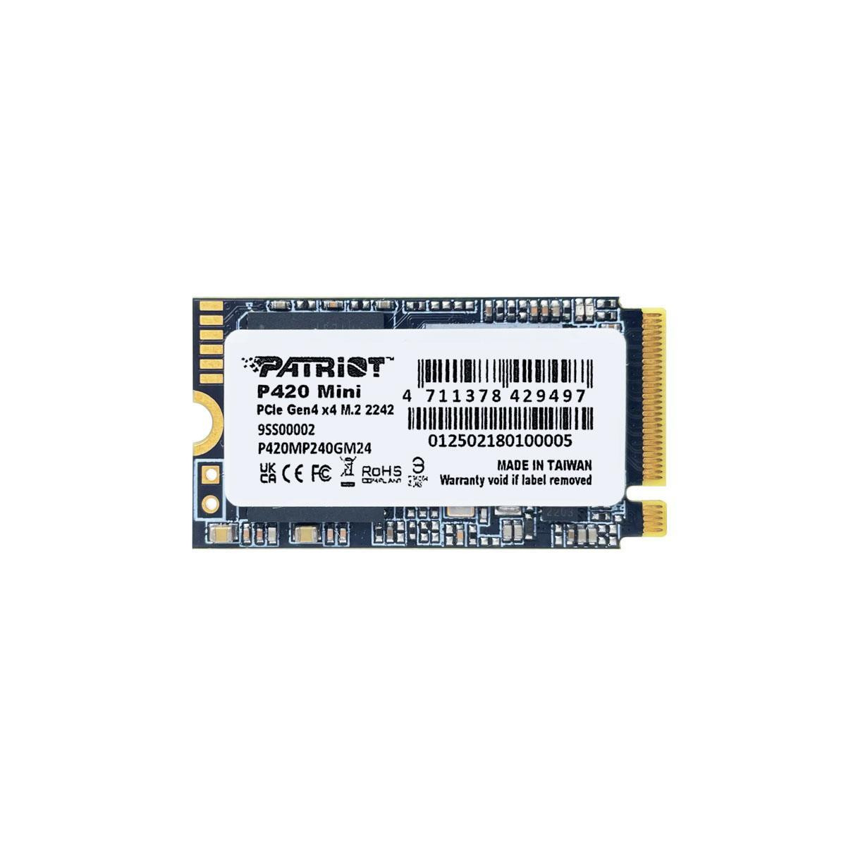 Disco SSD Patriot P420 240GB M.2 2242 PCIE Gen4 x4