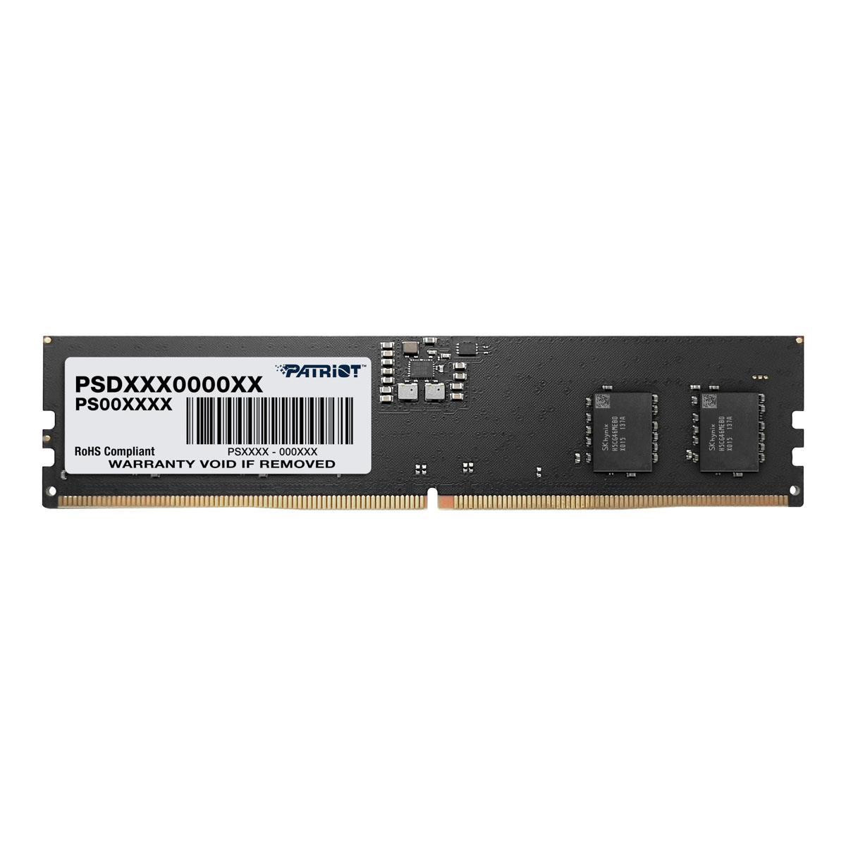 Dimm Patriot 8Gb DDR5 4800 CL40 1.1V