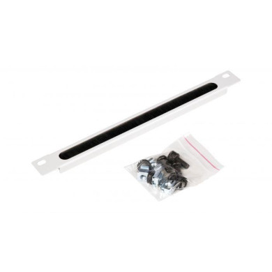 Cable Management Panel 10" Equip Brush 1U Grey- EZMB-10-G