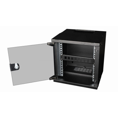 Patch Panel 10" Equip Unloaded 1U 8x RJ45 Black