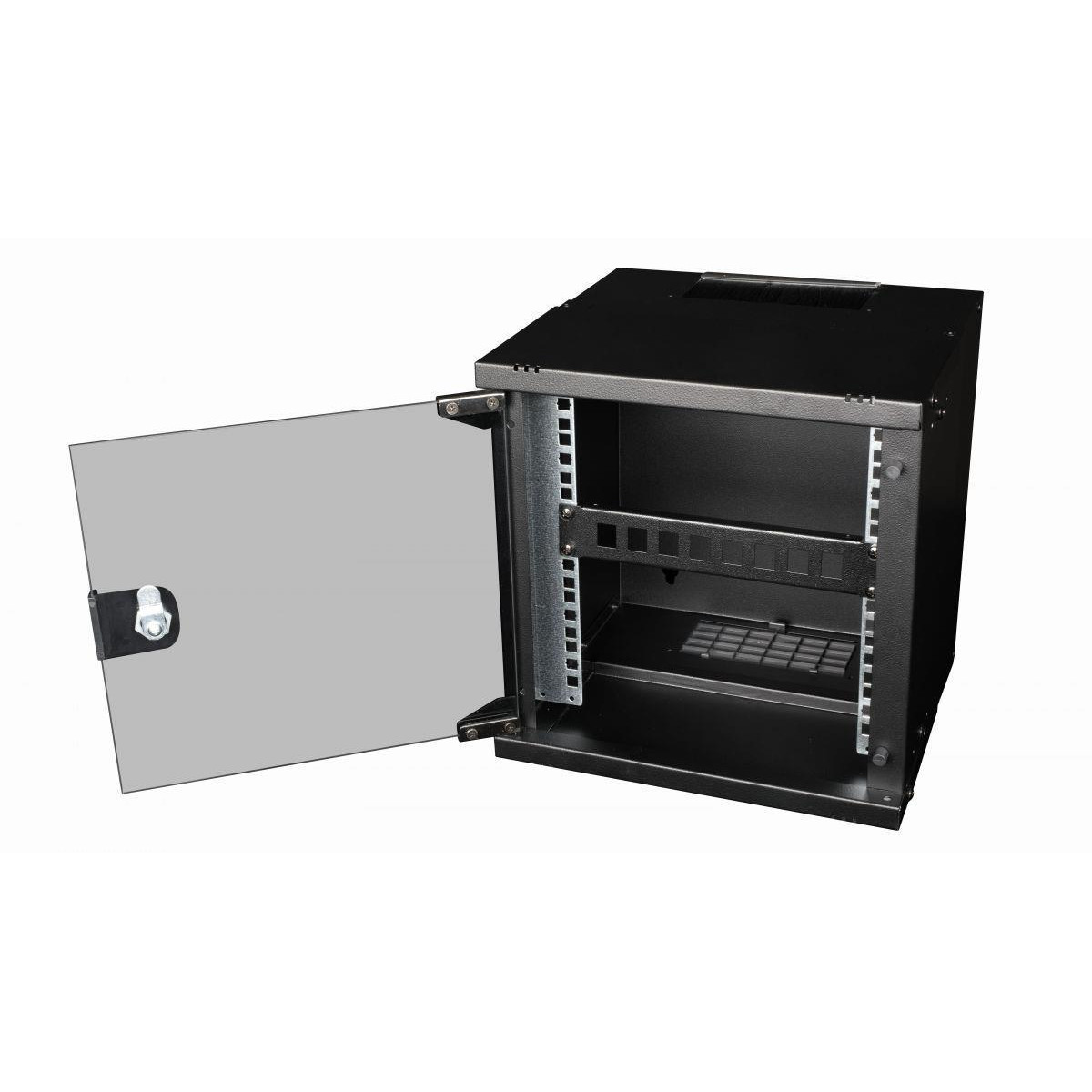 Patch Panel 10" Equip Unloaded 1U 8x RJ45 Black