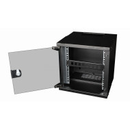 Patch Panel 10" Equip Unloaded 1U 8x RJ45 Black