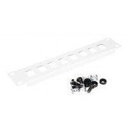 Patch Panel 10" Equip Unloaded 1U 8x RJ45 Grey - EZKP-10-G