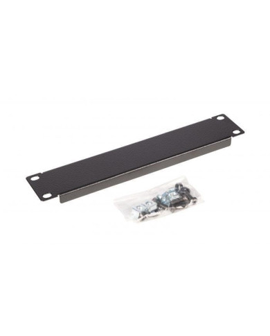 Blank Panel 10" Equip 1U Black- EZBP-10-B