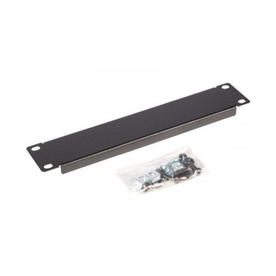 Blank Panel 10" Equip 1U Black- EZBP-10-B