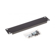 Blank Panel 10" Equip 1U Black- EZBP-10-B