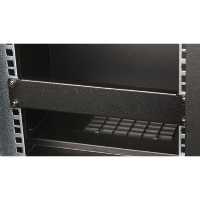Blank Panel 10" Equip 1U Black- EZBP-10-B