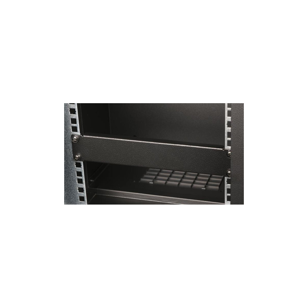 Blank Panel 10" Equip 1U Black- EZBP-10-B
